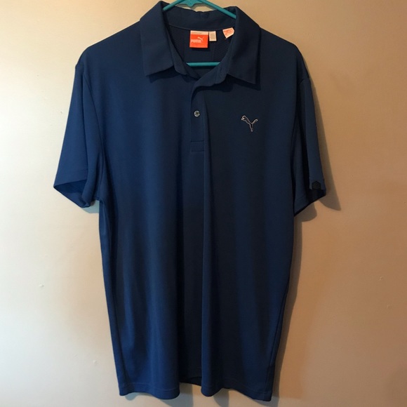 Puma Golf Polo Shirt Men’s XL Blue - Picture 2 of 6